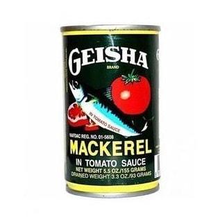 Geisha Mackerel In Tomato Sauce Tin 5.5g