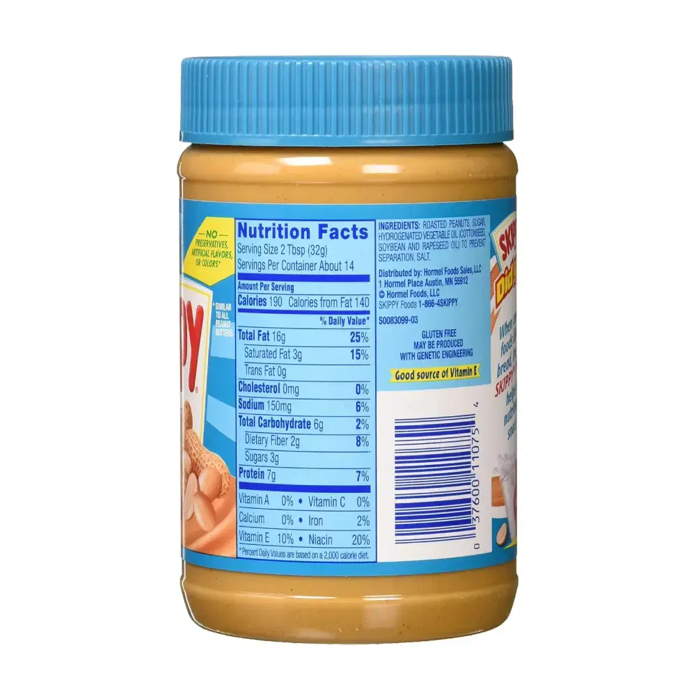Skippy Peanut Butter Smooth Creamy 462g thumbnail 2