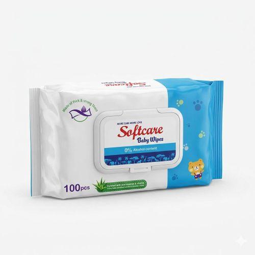 SoftCare Baby Wipes 100pc