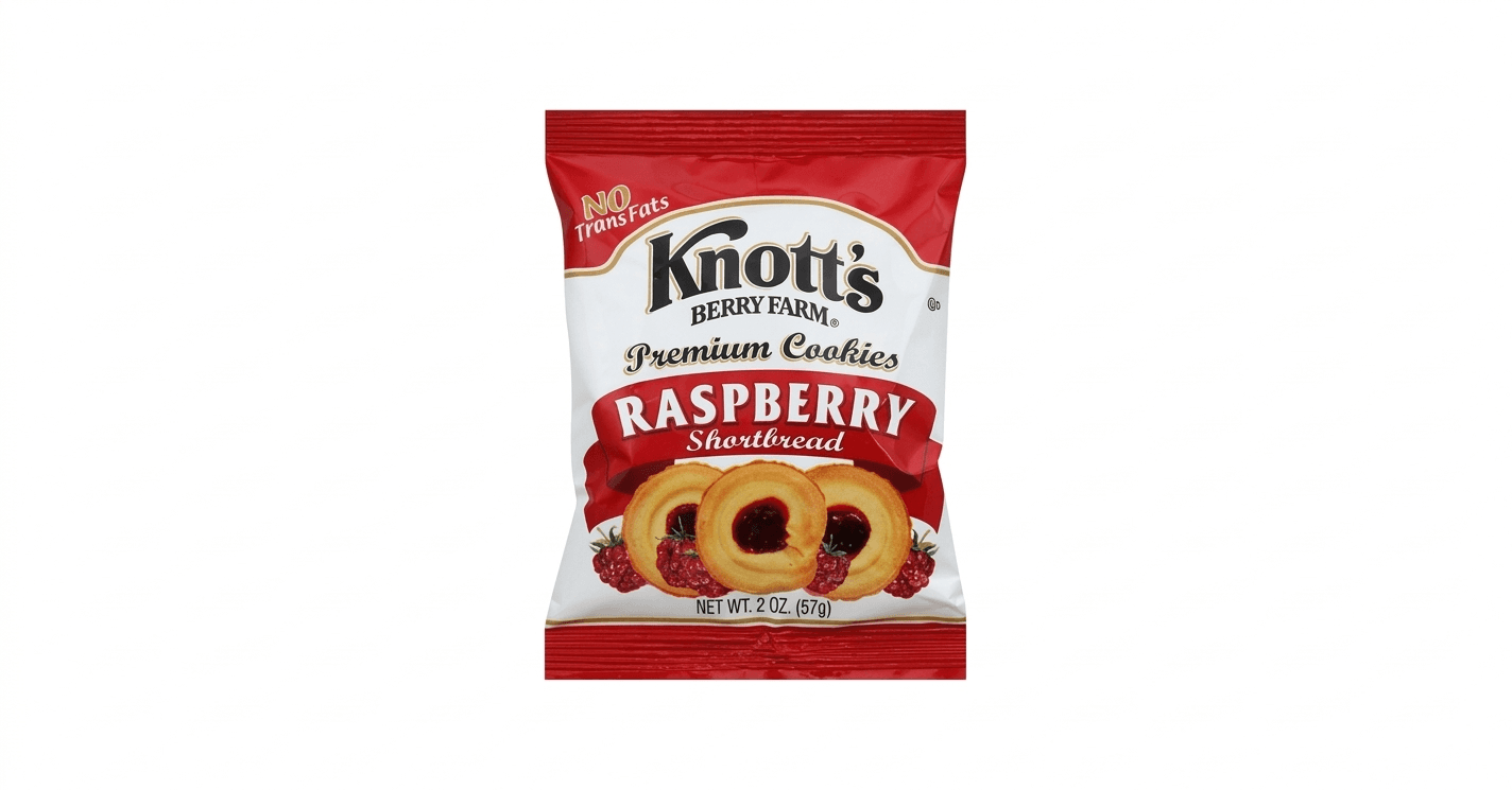 Knotts Raspberry Shortbread Cookies 57g