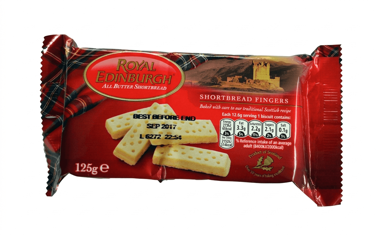 Royal Fingers Shortbread 125g