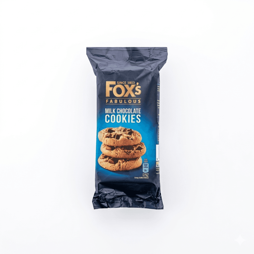 FOXS FABULOUS MILK CHOCOLATE COOKIES 180G