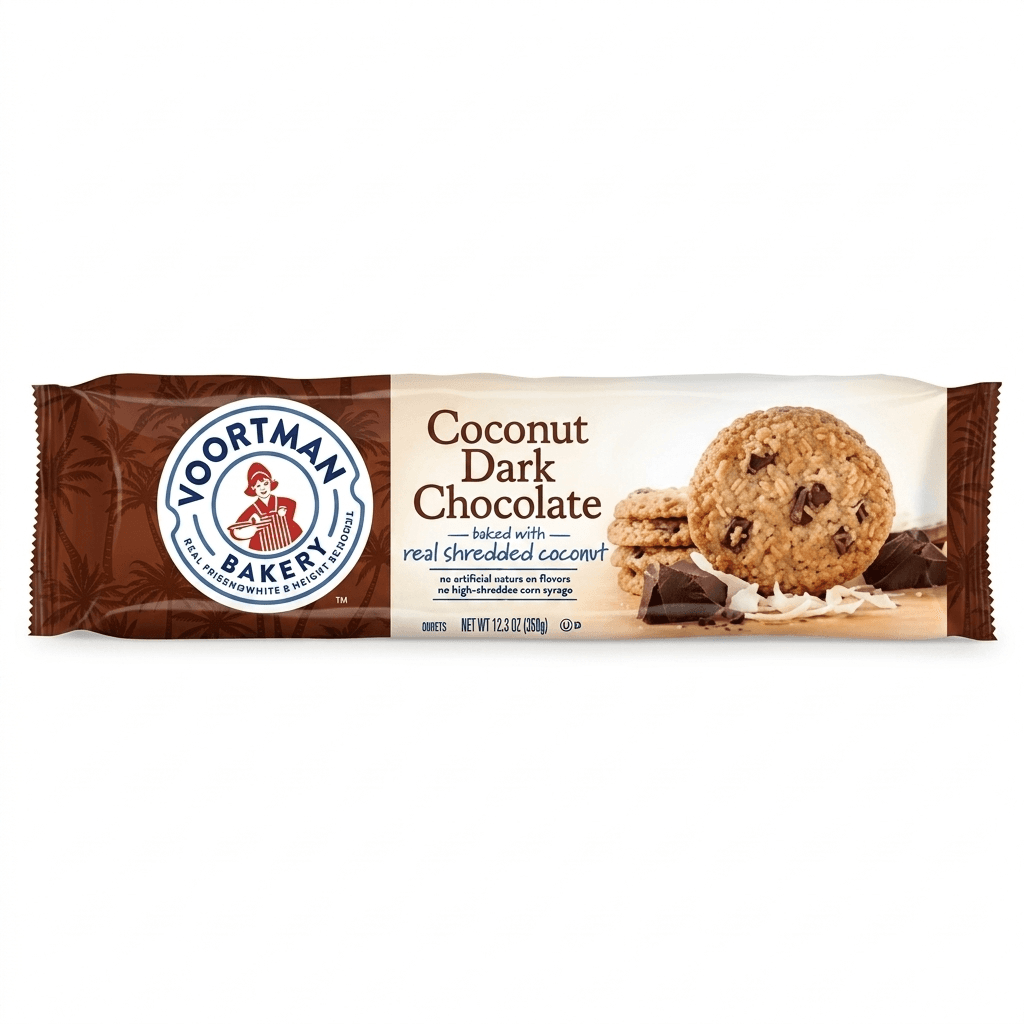 Voortman Coconut Dark Chocolate Biscuits 350g