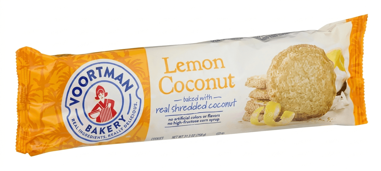 Voortman Lemon Coconut Biscuit 350g