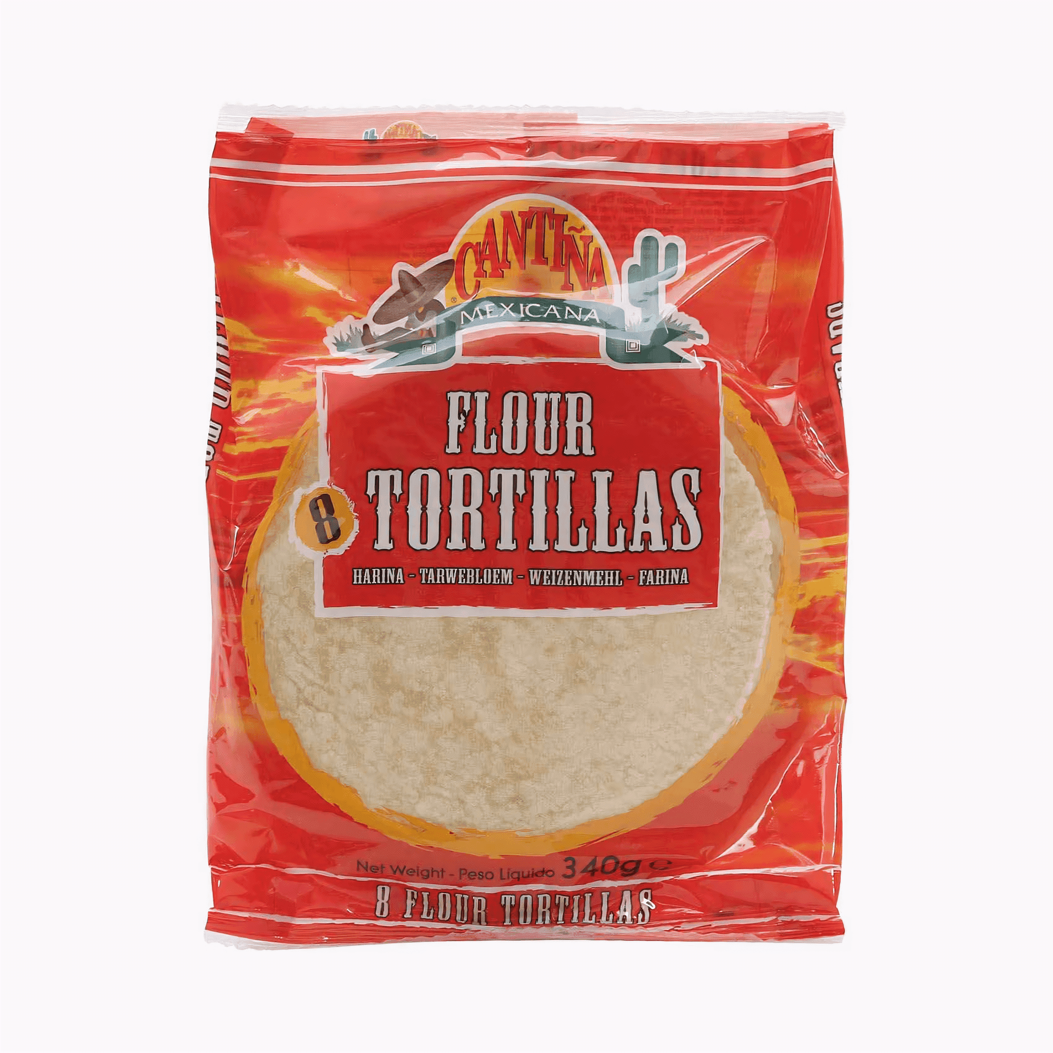 Cantina Flour Tortillas 8 Inches 340g