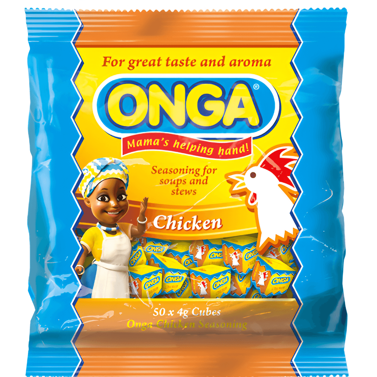 Onga Seasoning Cube Chicken Flavour 15 Cubes 60g