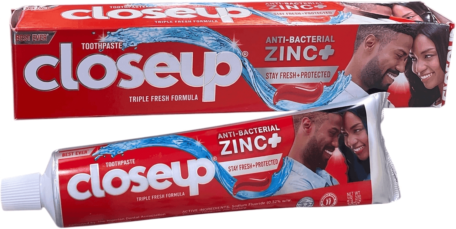 Closeup Tripple Fresh Formula Anti-Bacterial Zinc Plus Toothpaste 90g