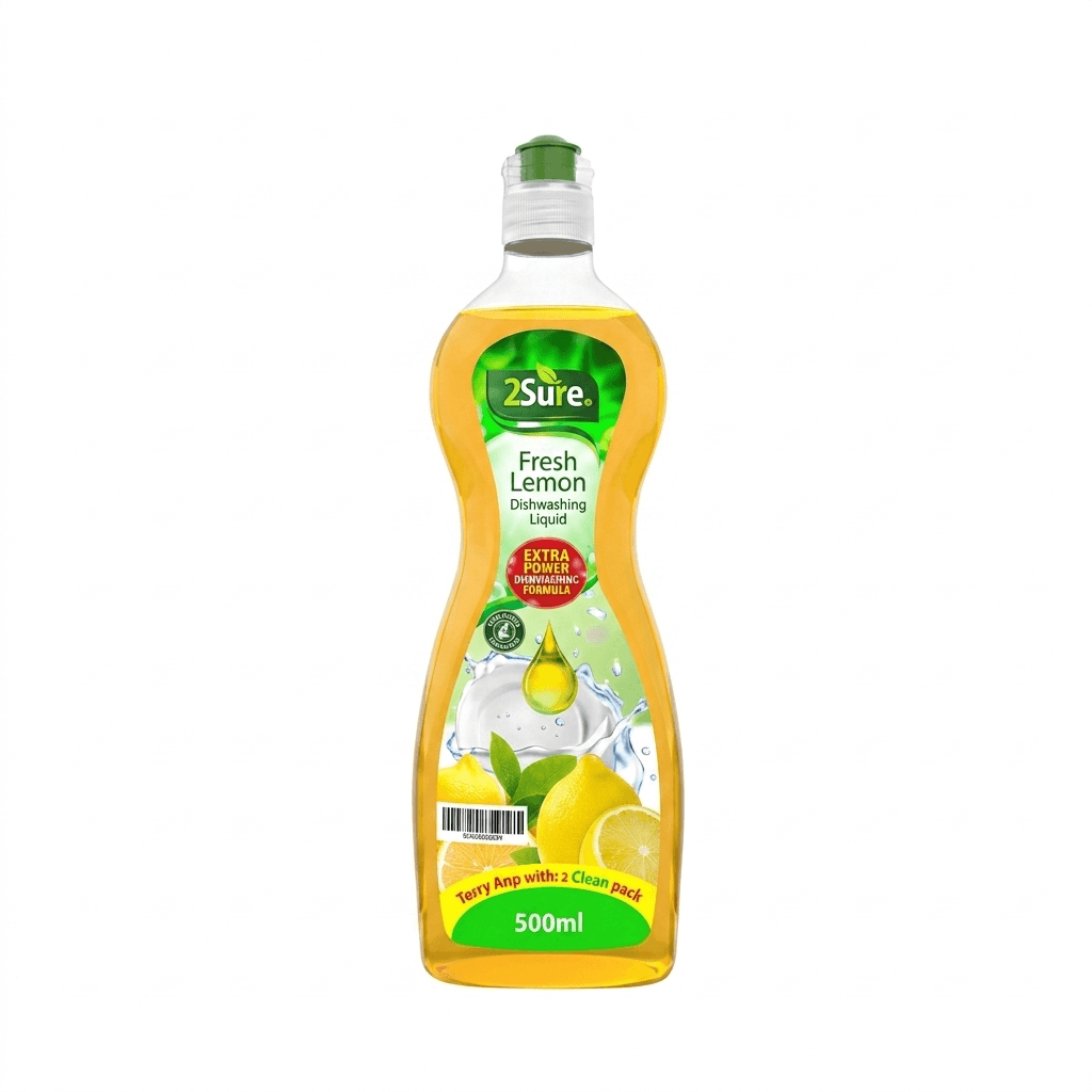 2sure Dishwashing Liguid - Fresh Lemon 250ml