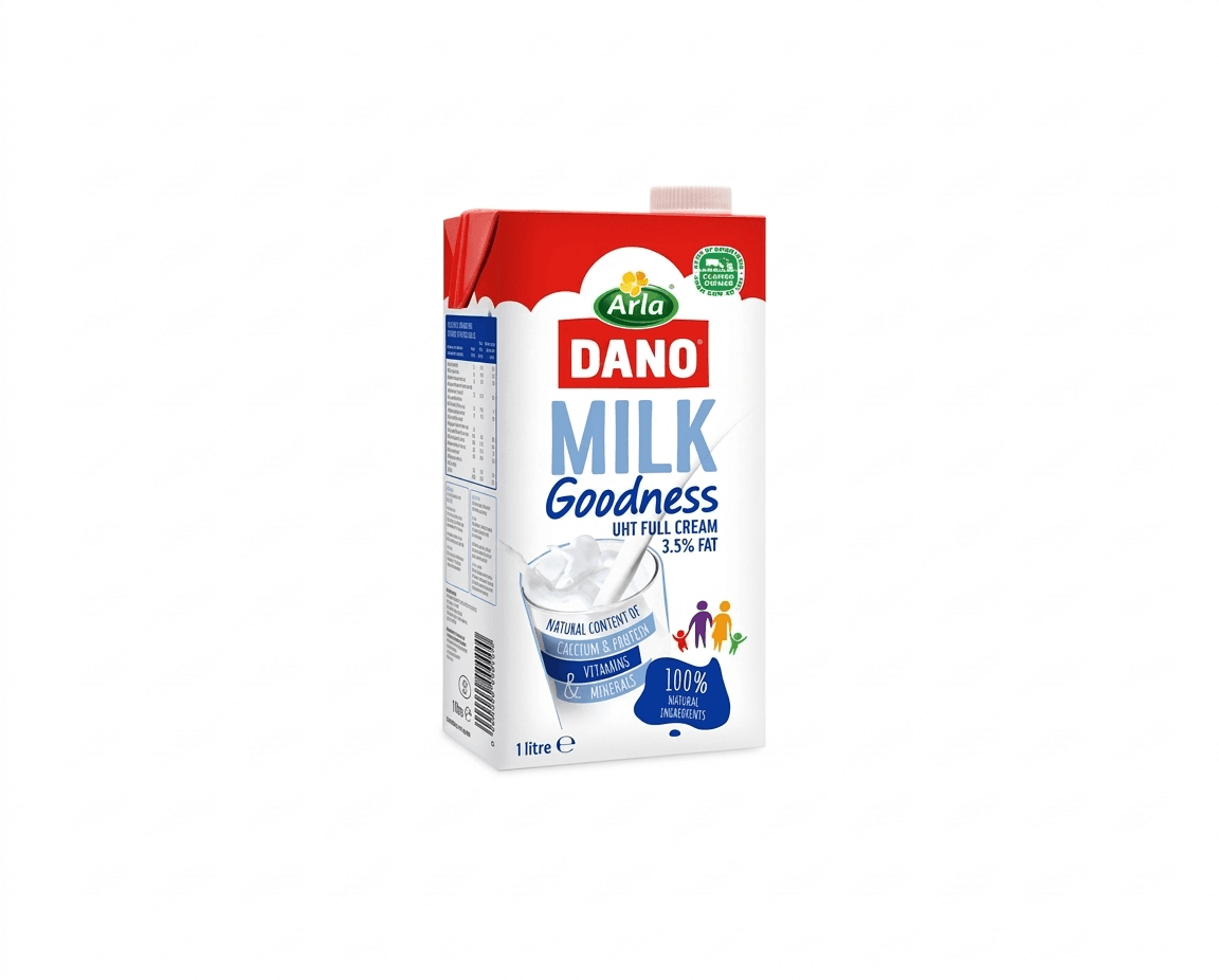 Dano Milk Goodness Uht 3.5 Percent Full Cream 1l