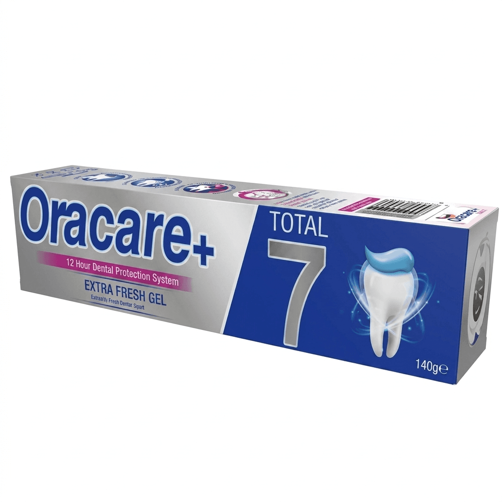 Oracare Plus Total 7 Extra Fresh Gel 140g