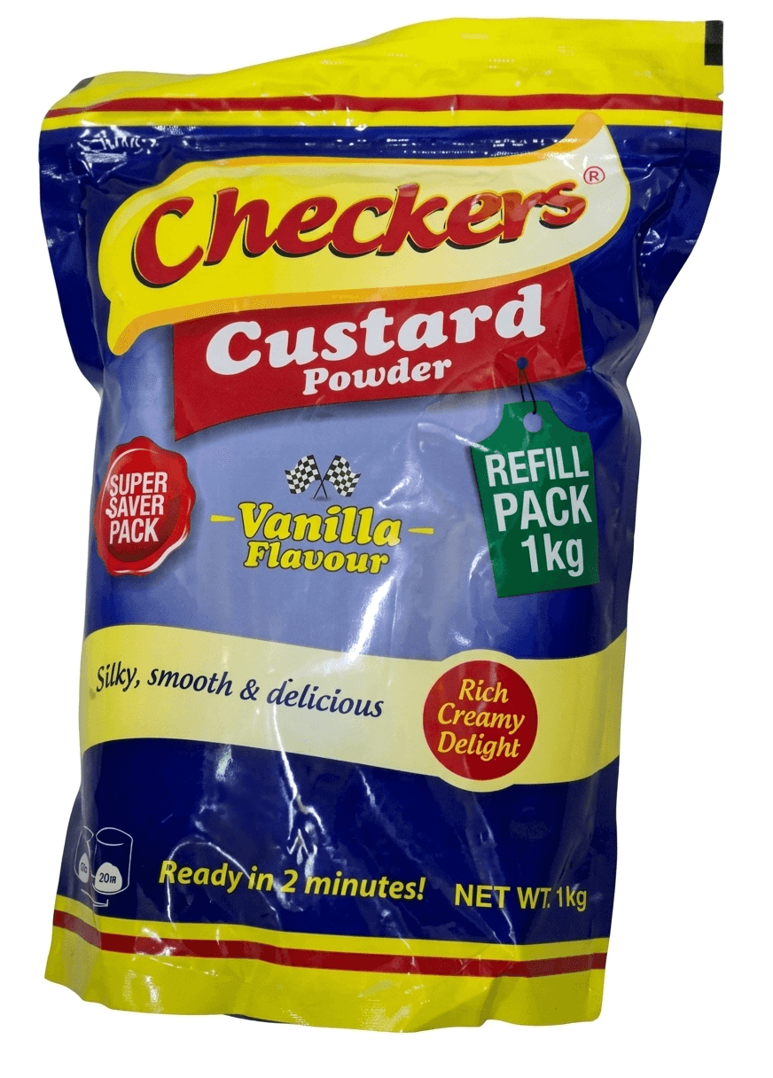 CHECKERS CUSTARD POWDER VANILLA FLAVOUR 1KG
