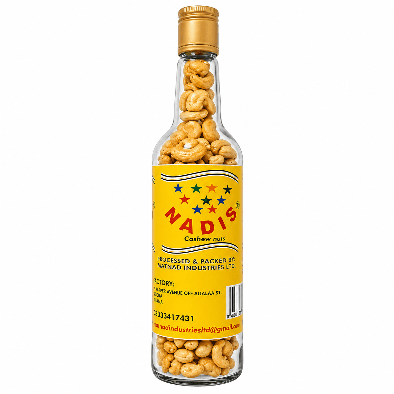Nadis Cashew Nuts Dry Whole 200gm
