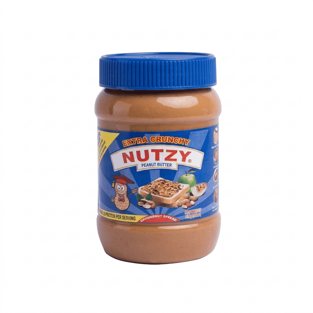 Nutzy Extra Crunchy Peanut Butter 510g