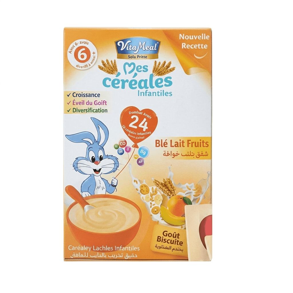 Vita Meal Baby Cereals Wheat Milk 200g