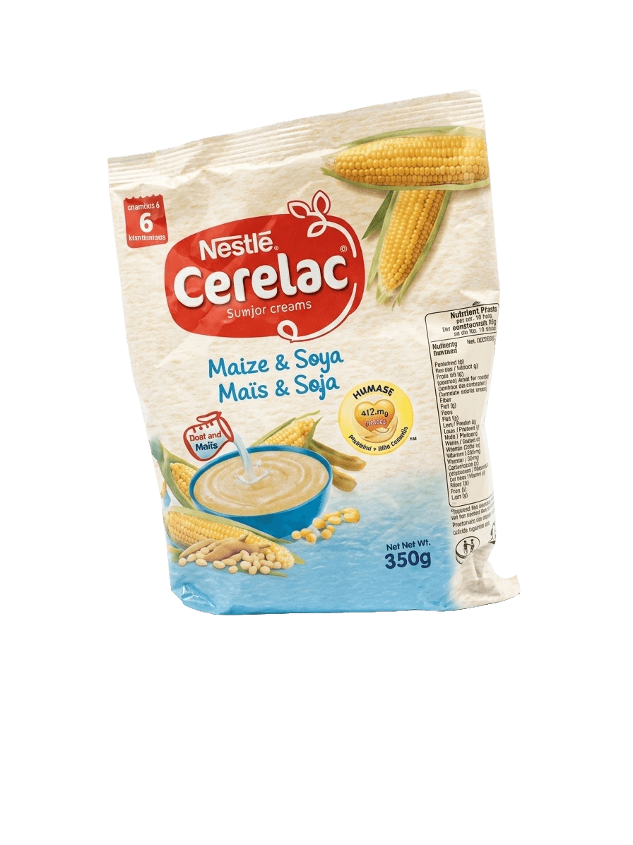Nestle Cerelac Infant Cereals Maize And Soya 350g Pouch