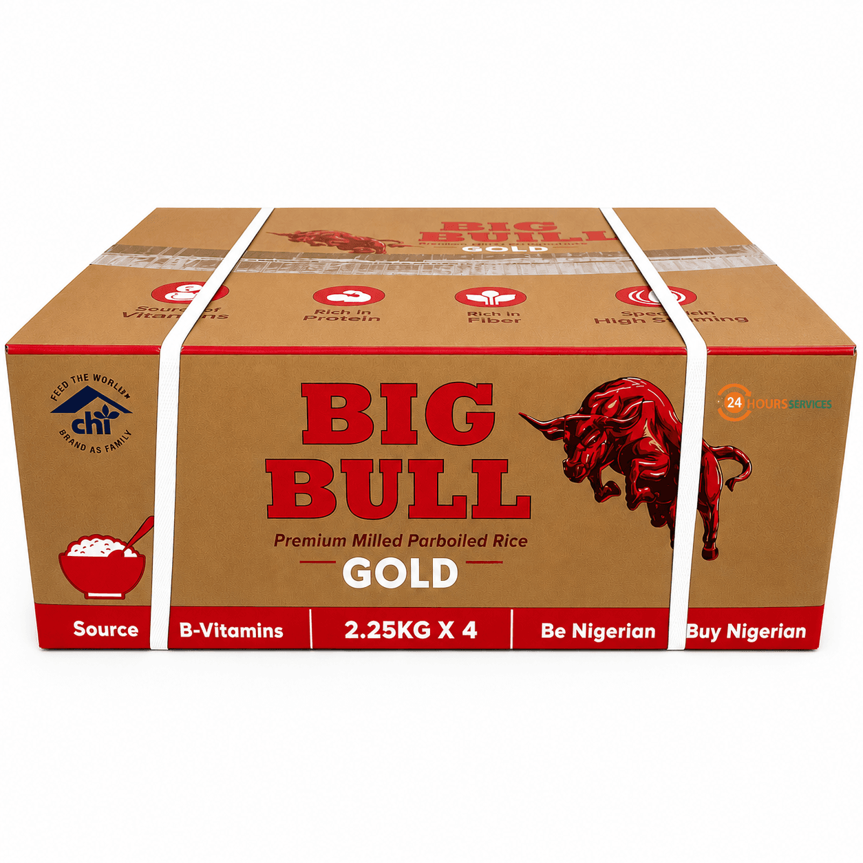 Big Bull Rice 2.25Kg *4