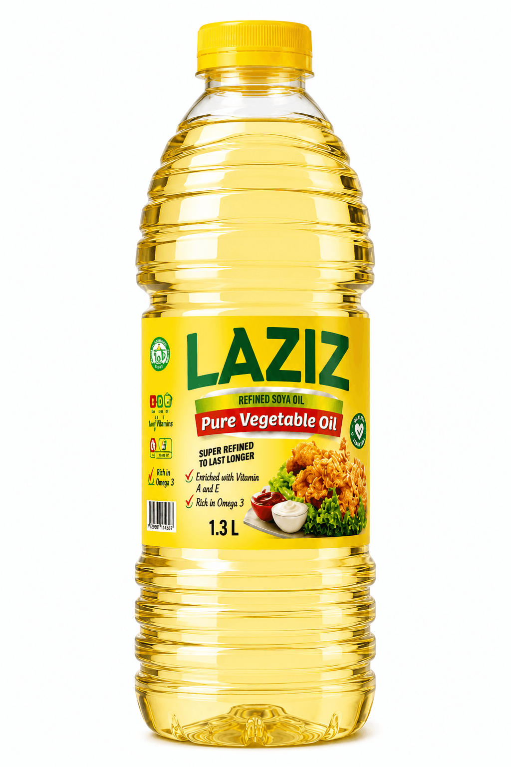 Laziz Vegetable Oil 1.3L