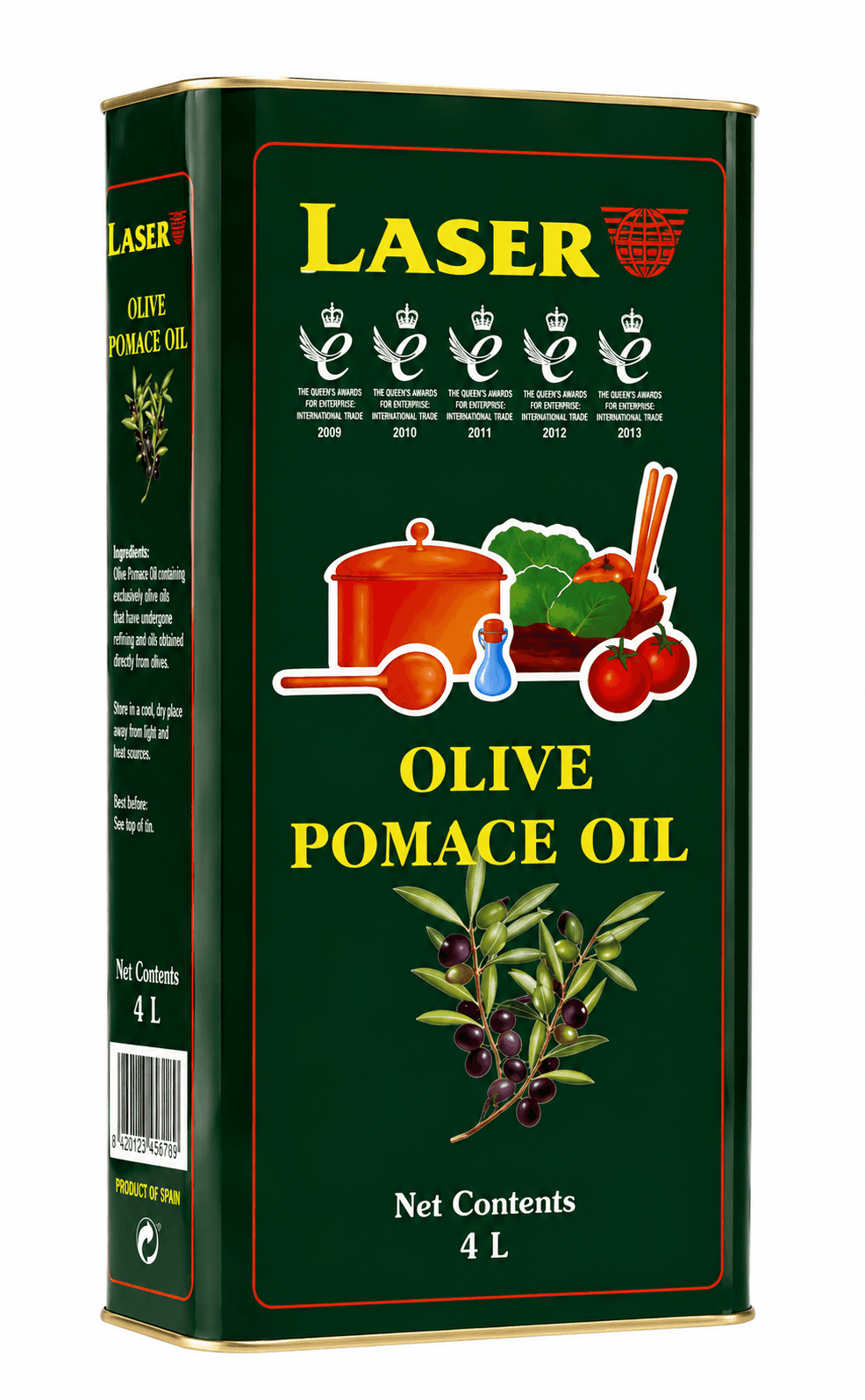 Laser Olive Pomace Oil 4L