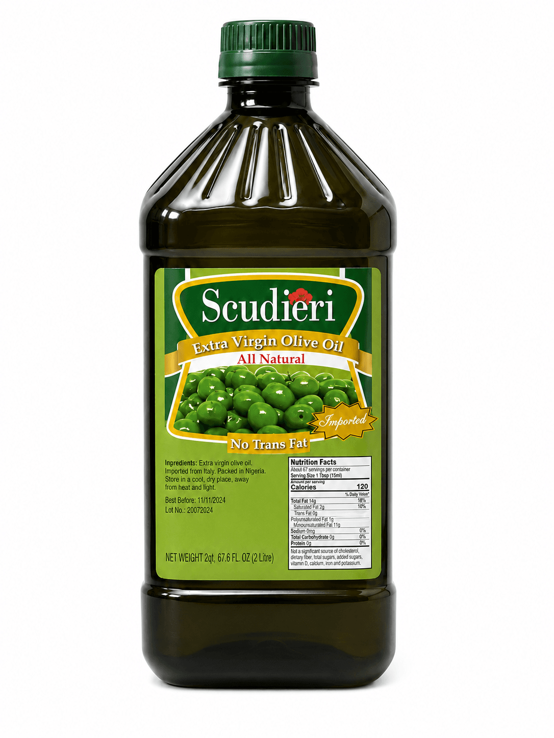 Scundieri Extra Virgin Olive Oil 2L
