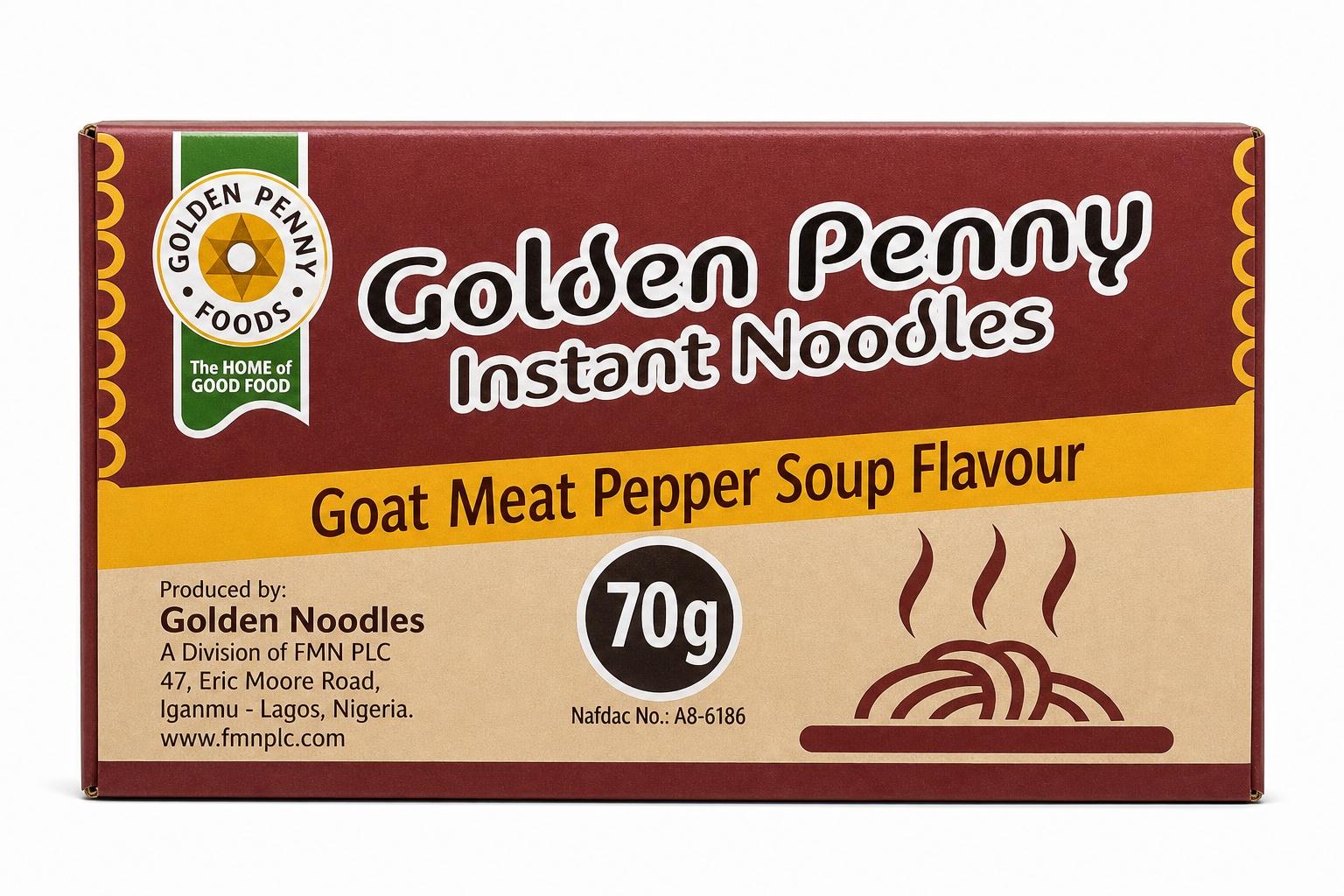 Golden Penny Instant Noodles Goat Meat 40x70g