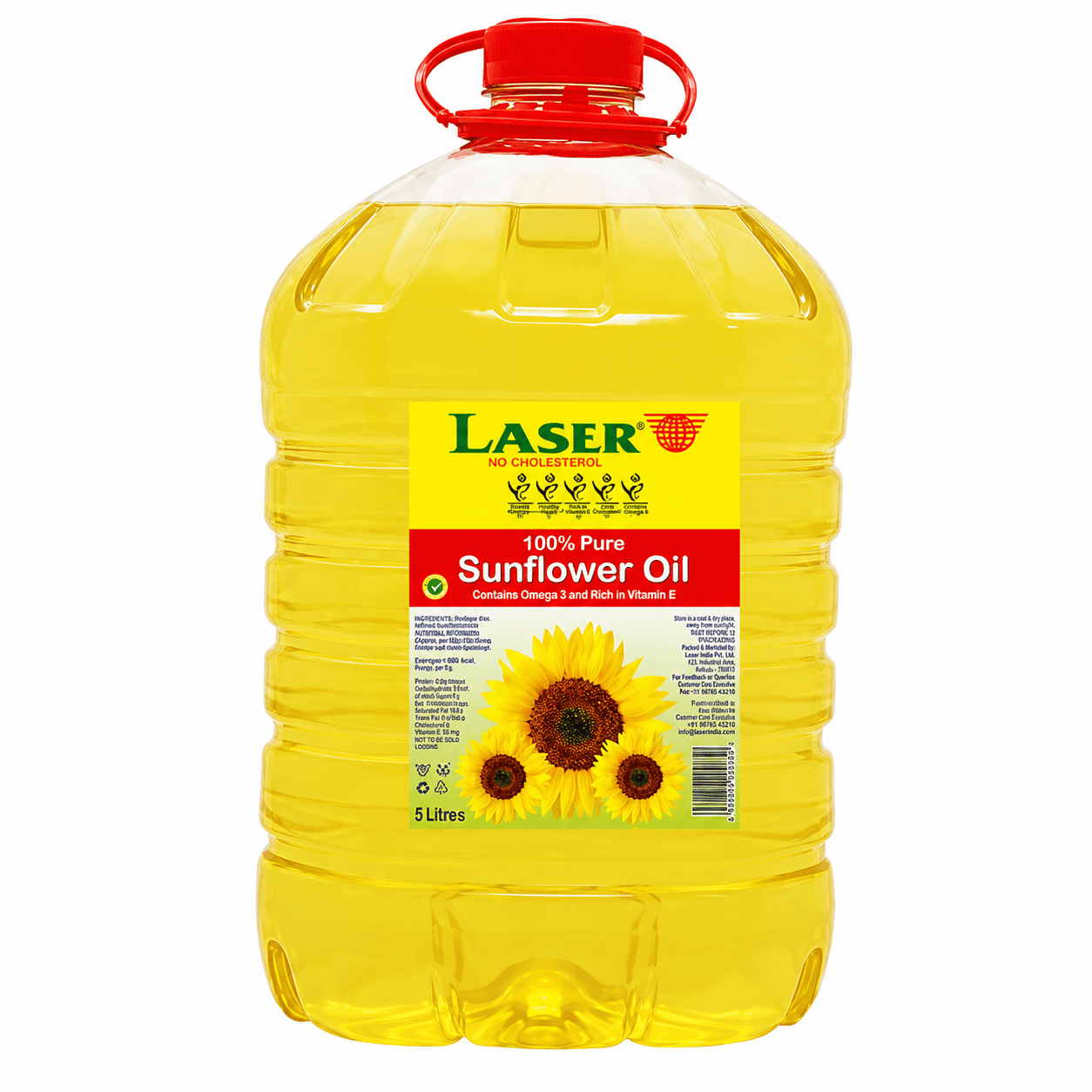 Laser Blend Of Olive Oil And Sunflower Oil 5L