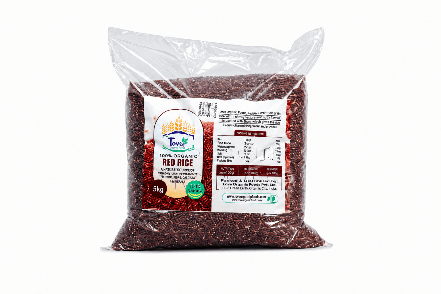 Tovia Red Rice 5kg