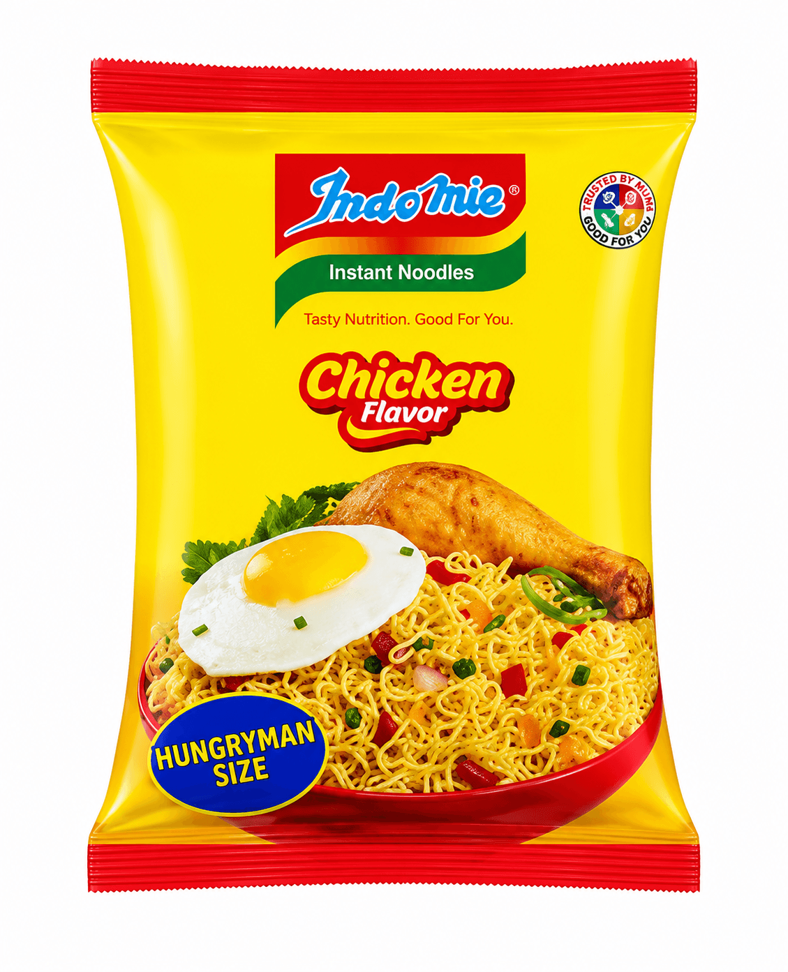 Indomie Chicken Flavour Hungryman 180g.