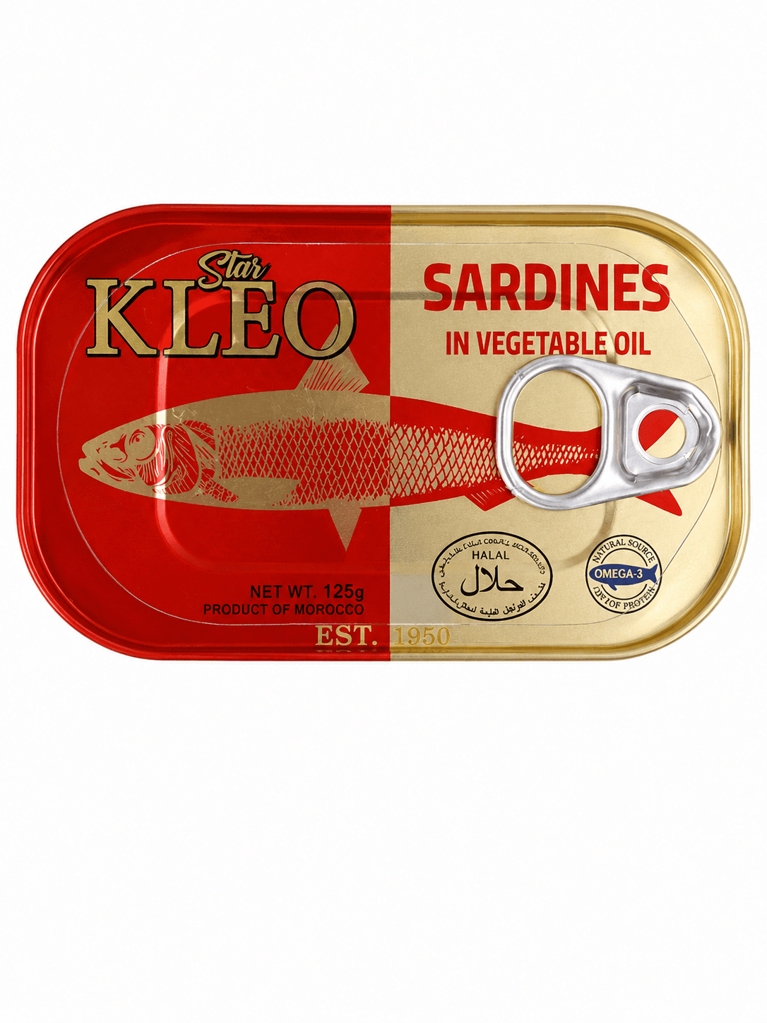 Star Kleo Sardine In Vegetable Oil 125g
