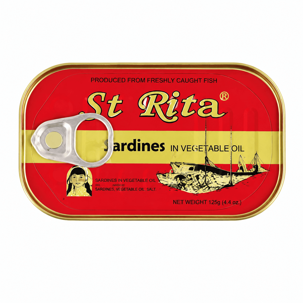 St Rita Sardine In Vegetable Oil 125g
