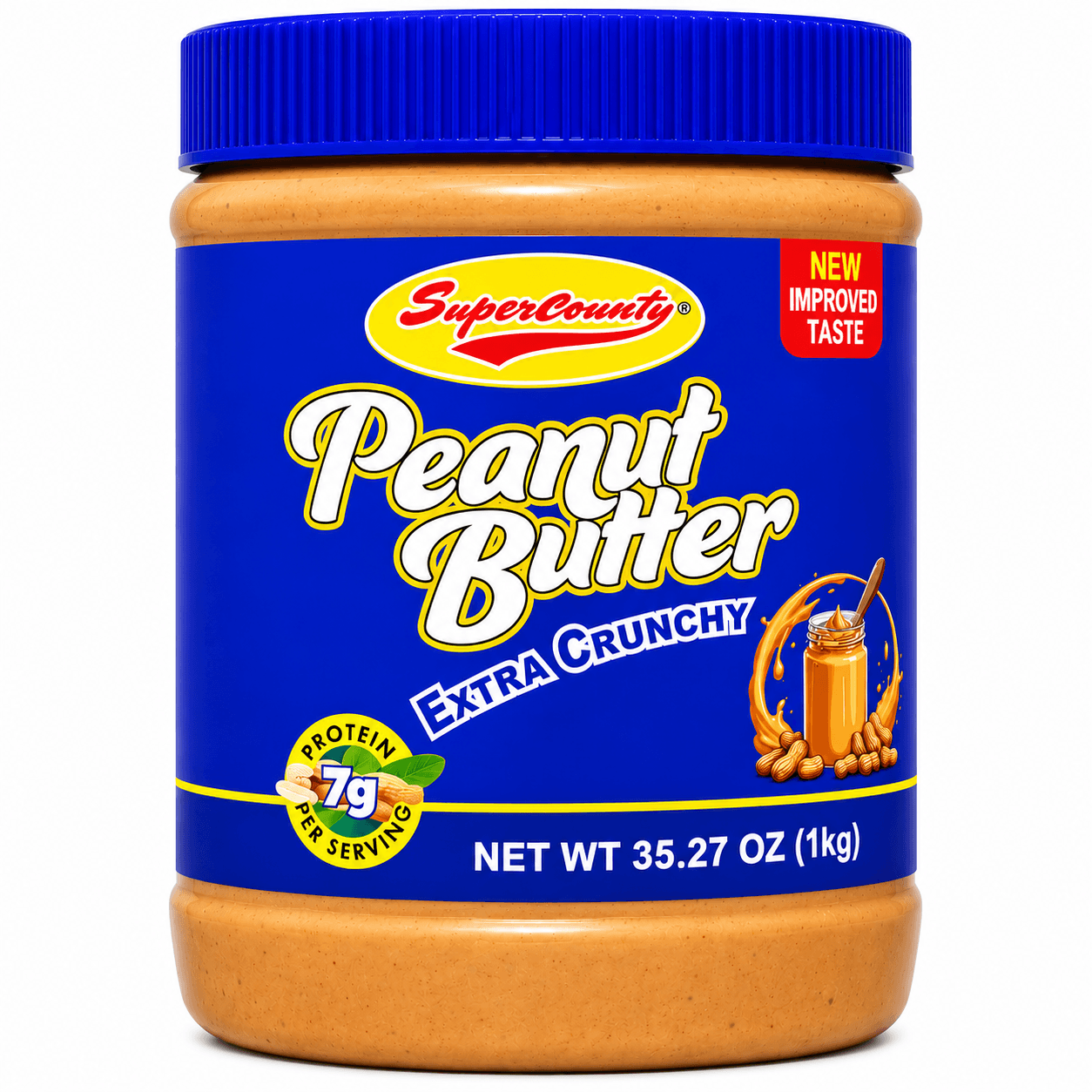 Super Country Extra Crunchy Peanut Butter 1kg