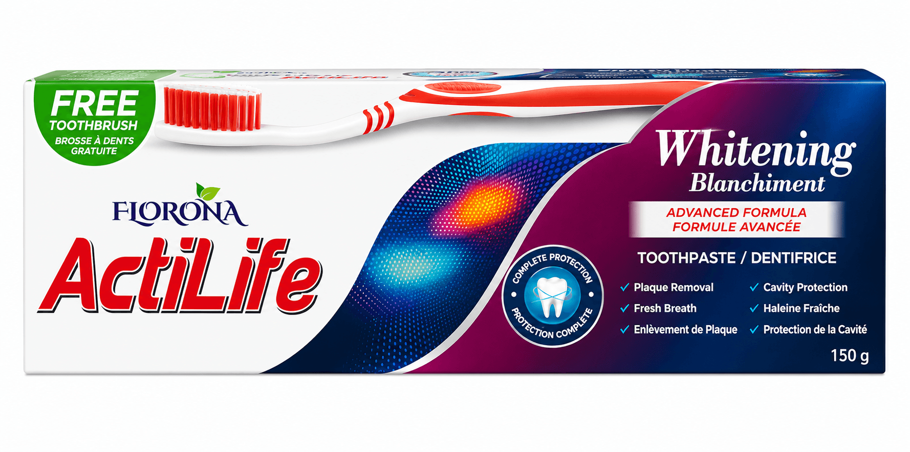 Florona Actilife Whitening Toothpaste 150G