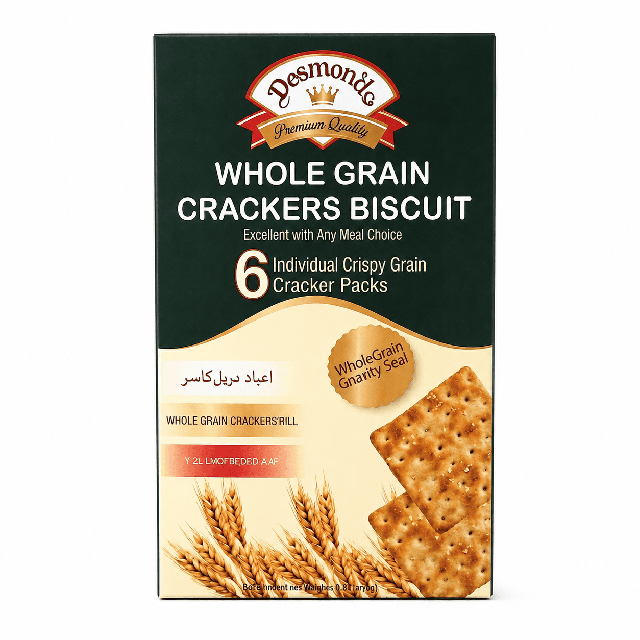 Desmond S Whole Grain Crackers Biscuit Pcs 200g