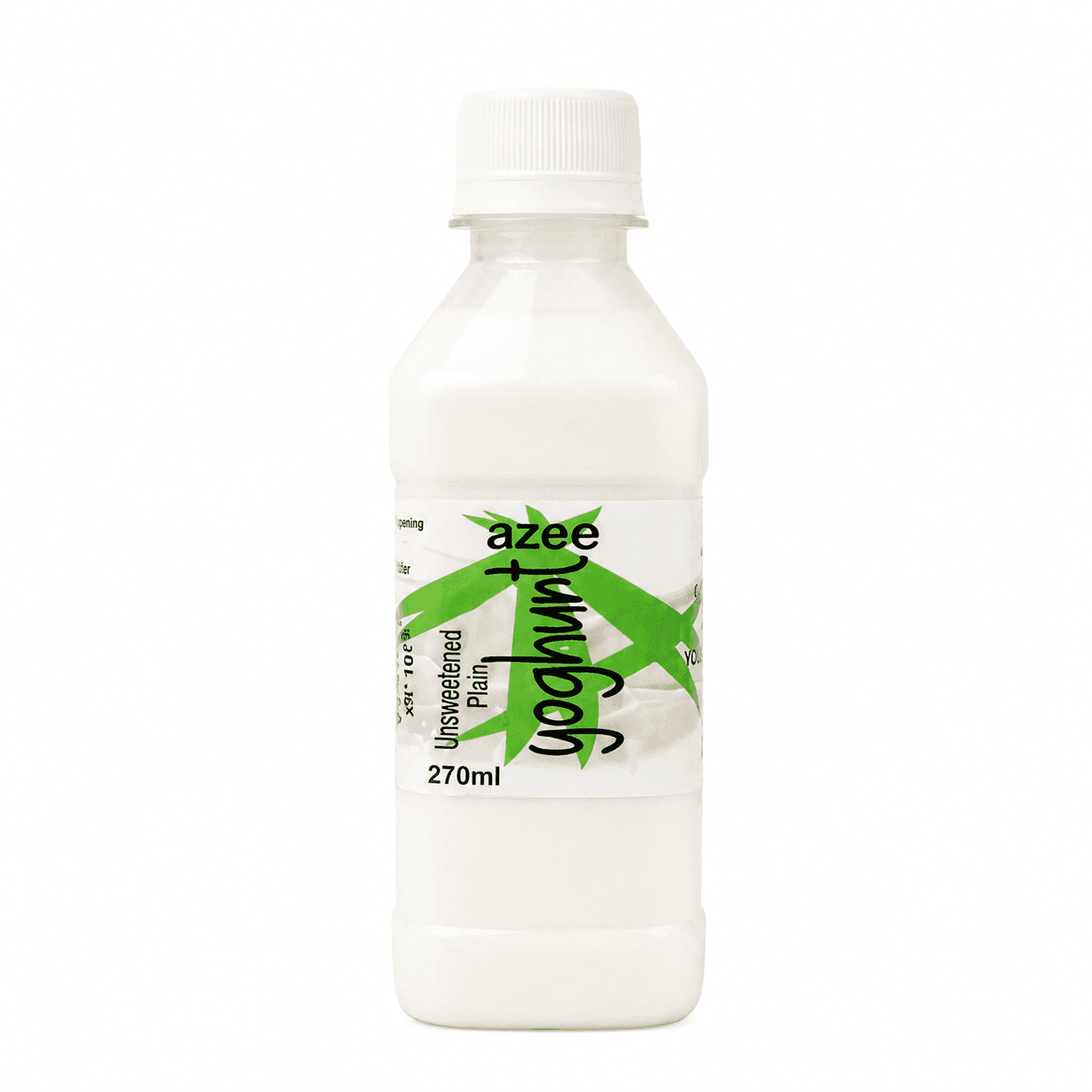 Azee Yoghurt Plain Unsweetened 270ml