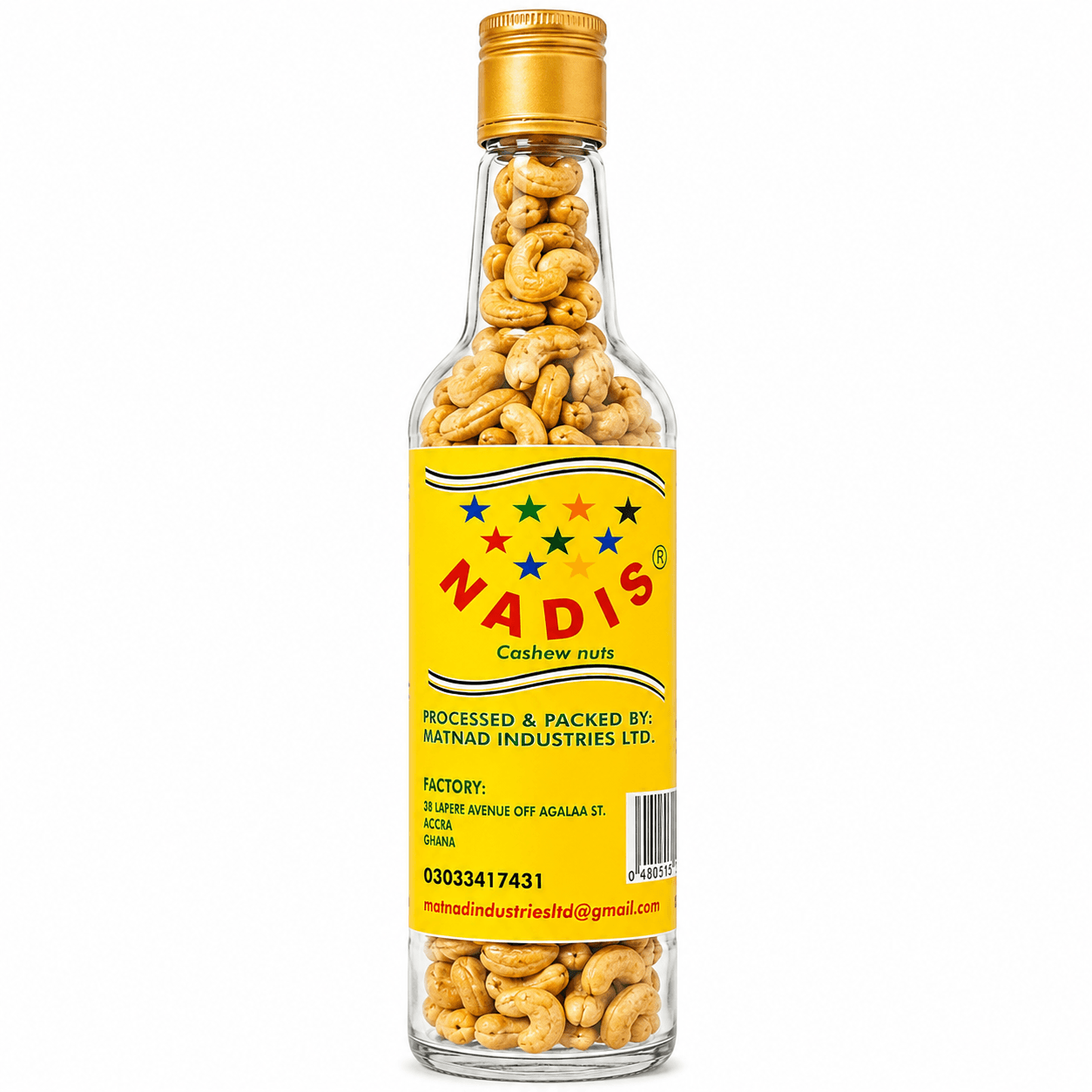 Nadis Cashew Nuts Dry Whole 200gm