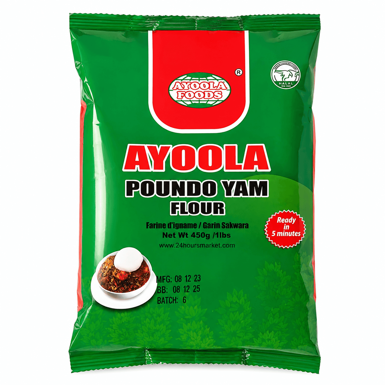 Ayoola Poundo Yam 450g