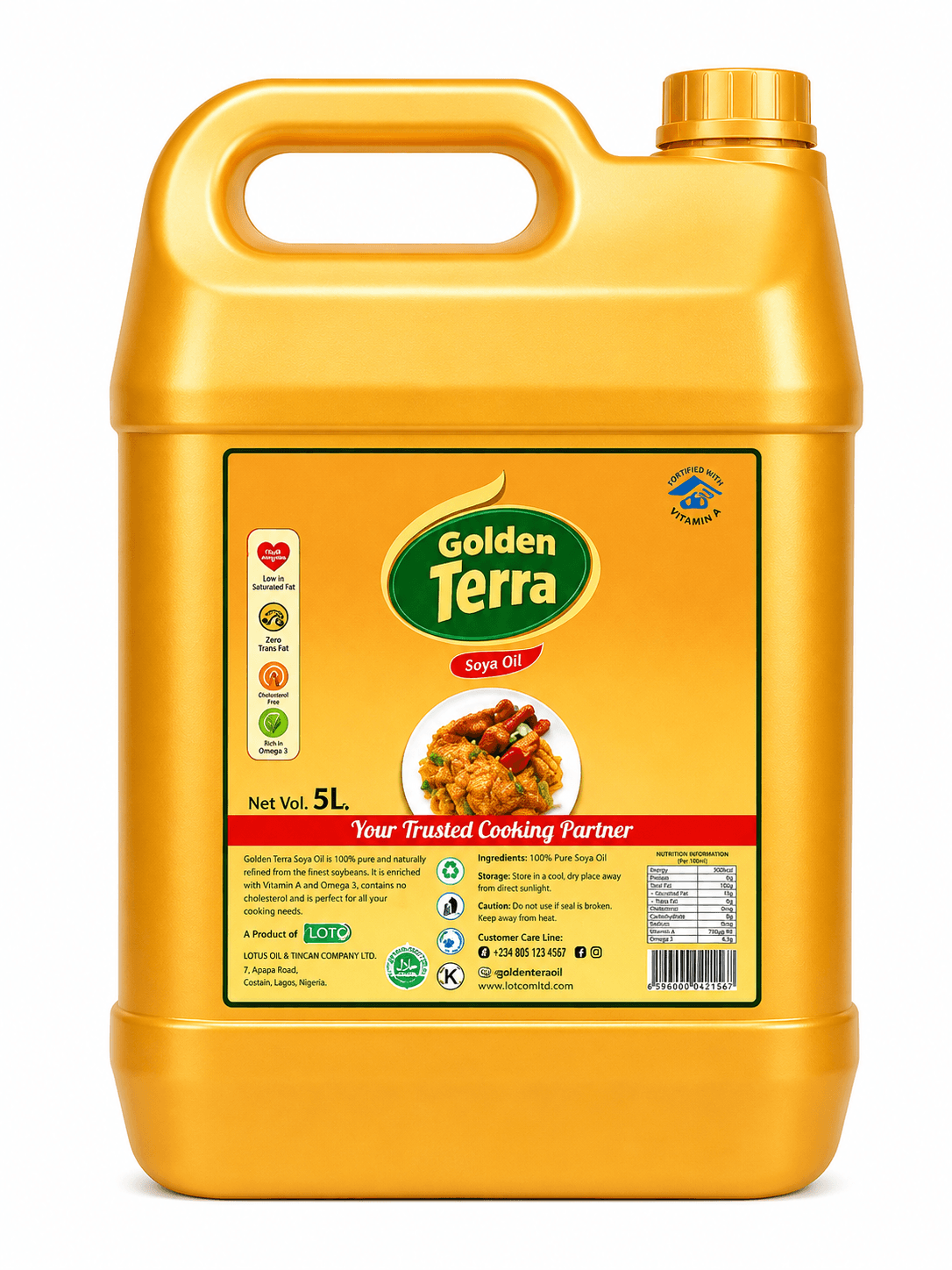 Golden Terra Soya Oil 5l