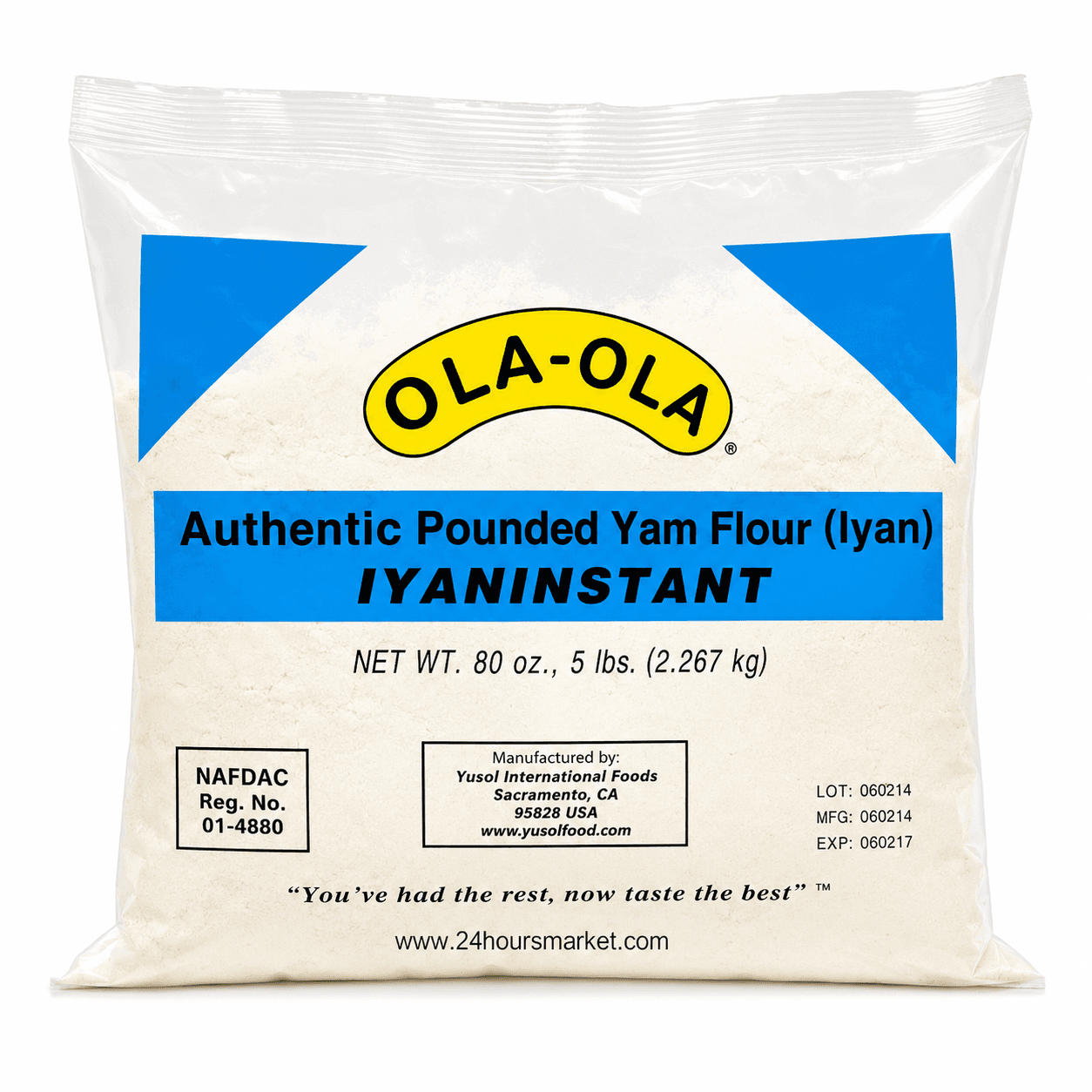 Ola Ola Authentic Pounded Yam(Iyan) 2kg