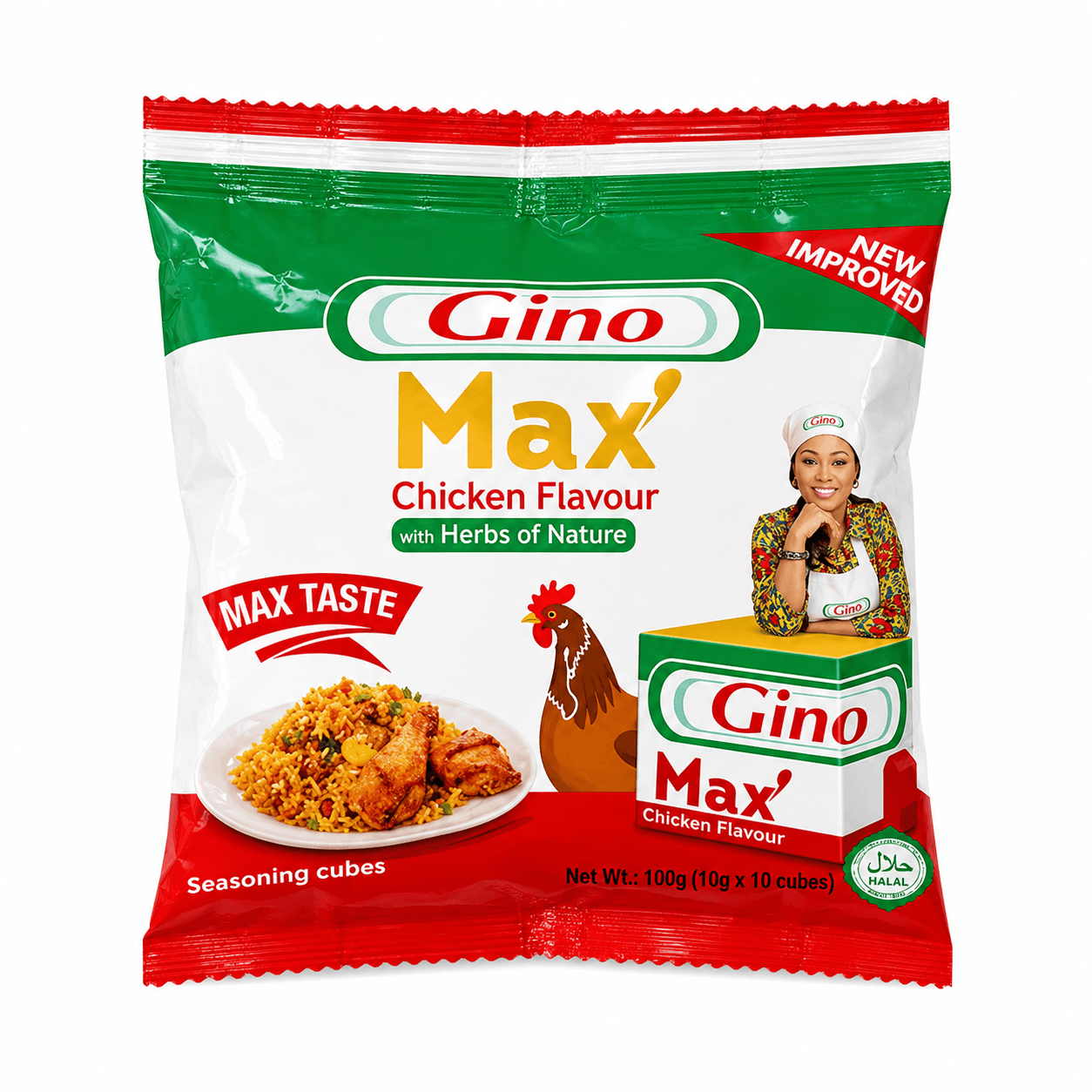 Gino Max Chicken Flavour 100g