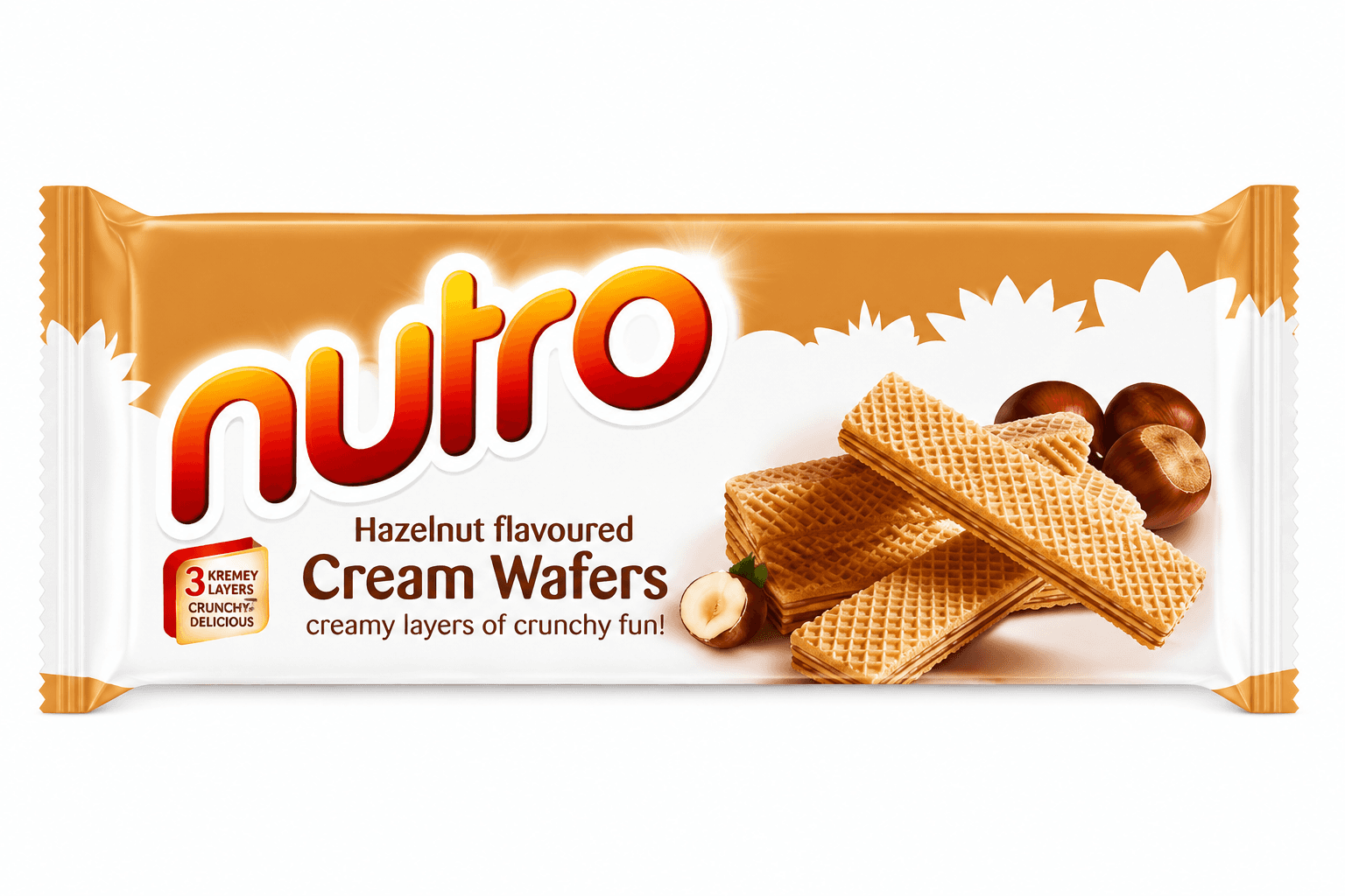 Nutro Hazelnut Wafers 75g