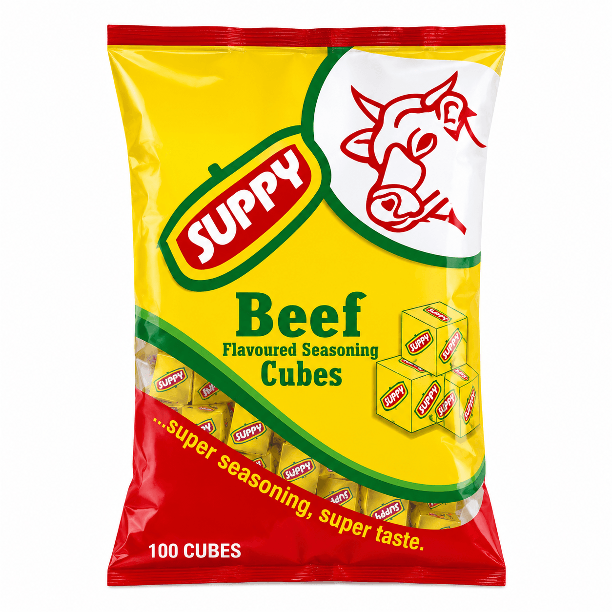 Suppy Beef Flavoured Seasoning Cubes 400g