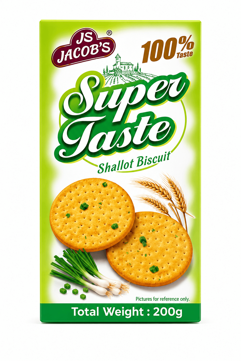 JS Jacobs Super Taste Shallot Biscuit 200g