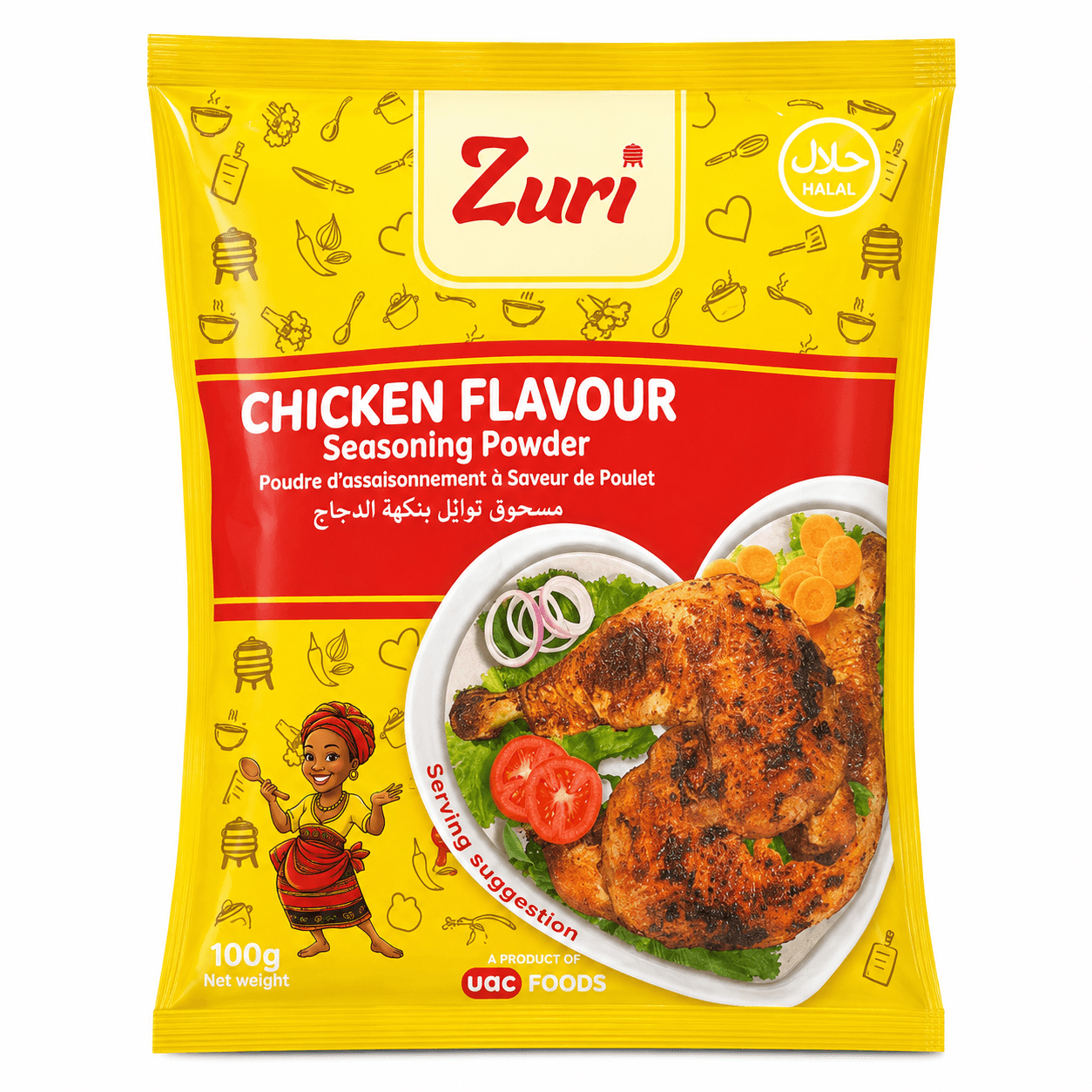 Zuri Chicken Flavour Seasoning Powder 100g