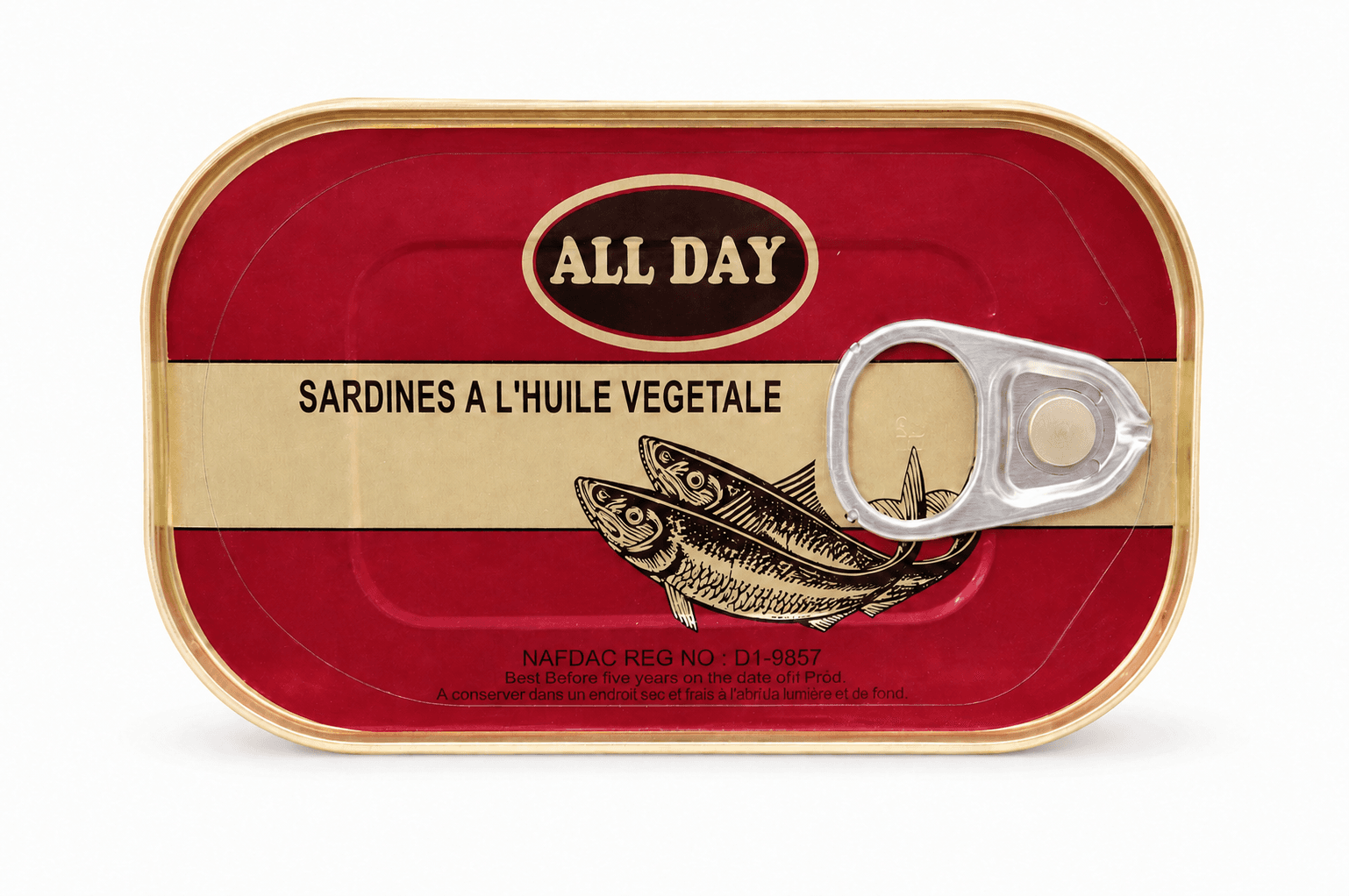 All Day Sardines In Vegetable Oil 125g