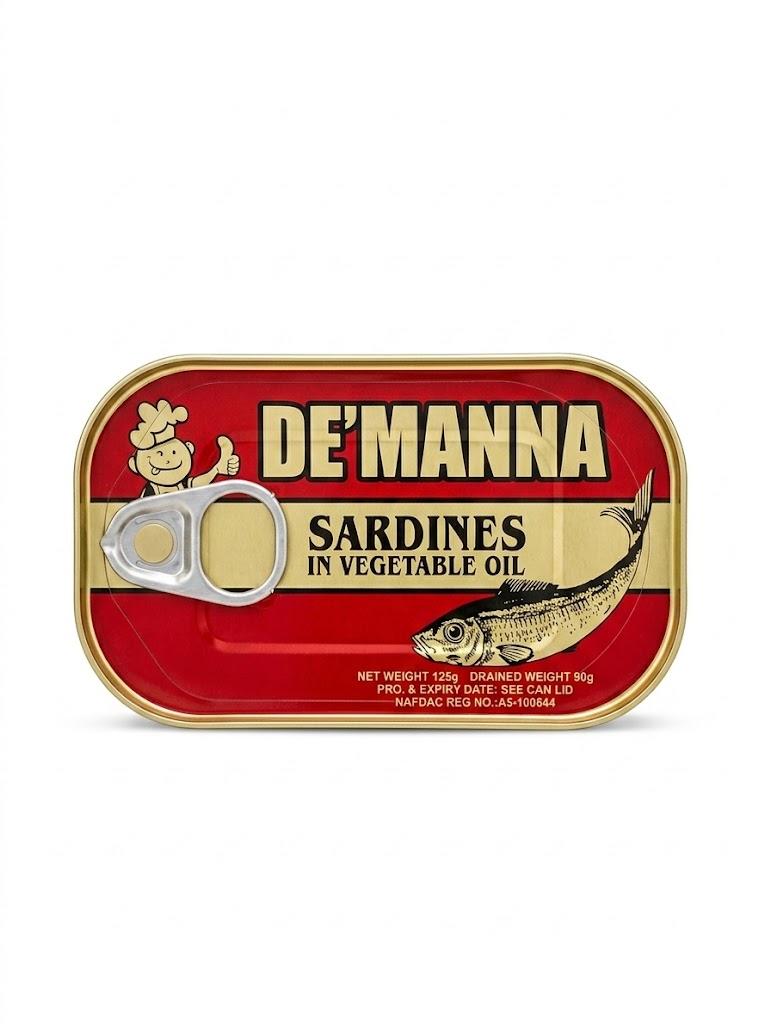 De'Mania Sardines In Vegetable Oil 125g