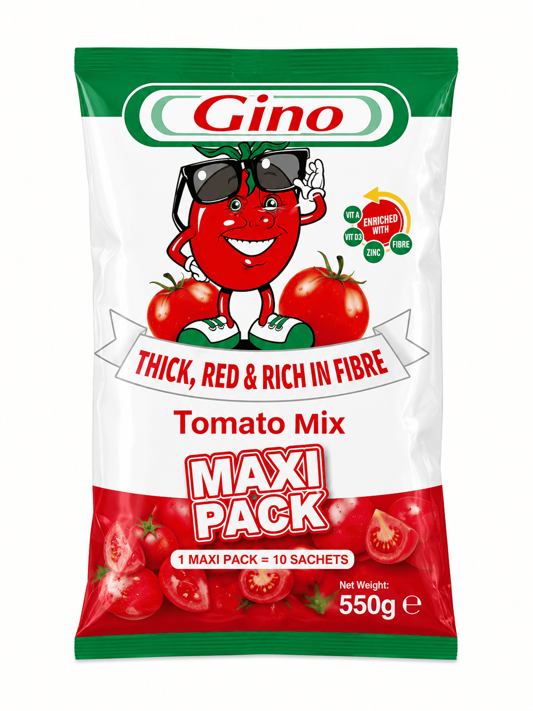 Gino Tomato Mix 550g