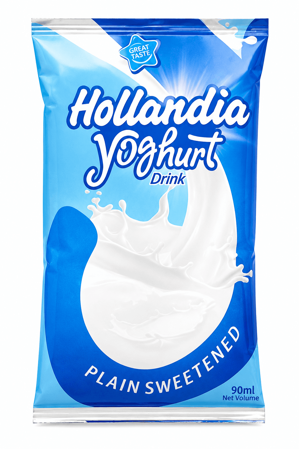Hollandia Yoghurt Drink Plain Sweetened 90ml