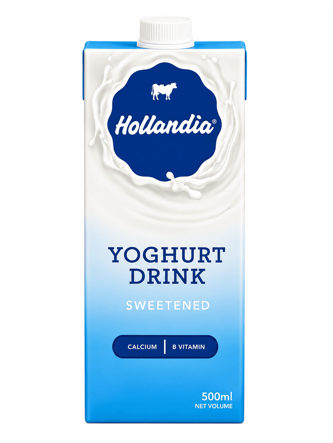 Hollandia Yoghurt Drink Plain Sweetened 500ml