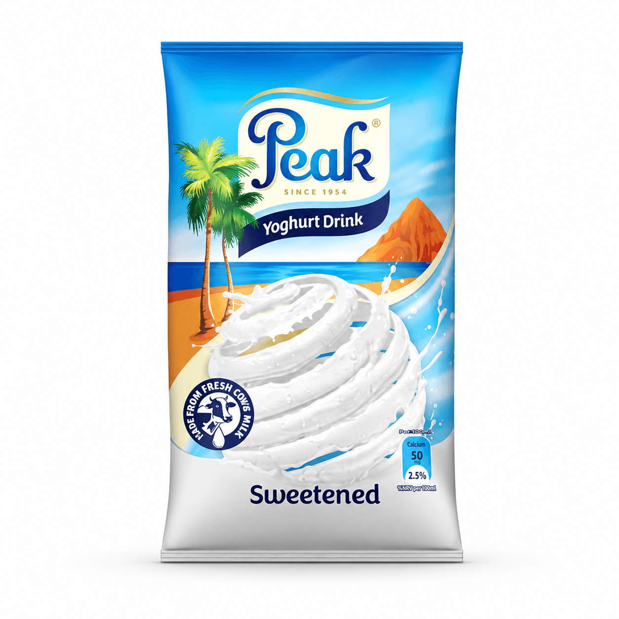 Peak Yoghurt Drink Plain Sweetened 90ml