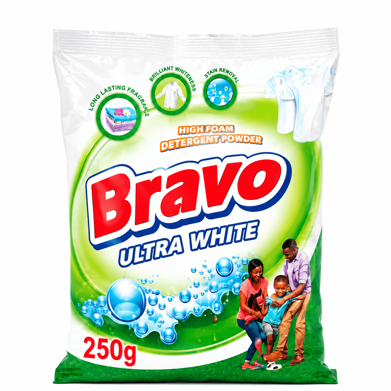 Bravo Ultra White Detergent Powder 250g