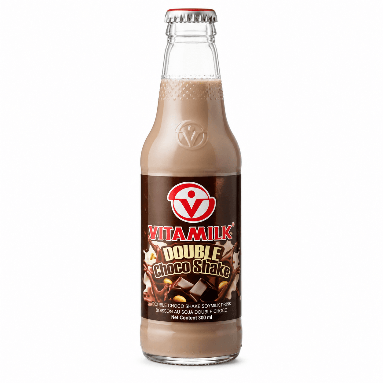 Vitamilk Double Choco Shake Soy Milk Bottle 300ml
